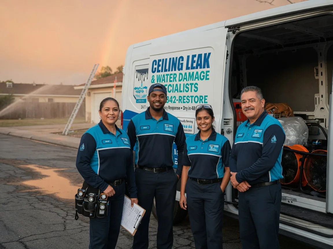 Ceiling Leak Cleanup company in Burnt Cabins, PA